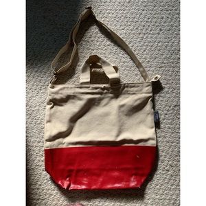 Baggu x West Elm red tote